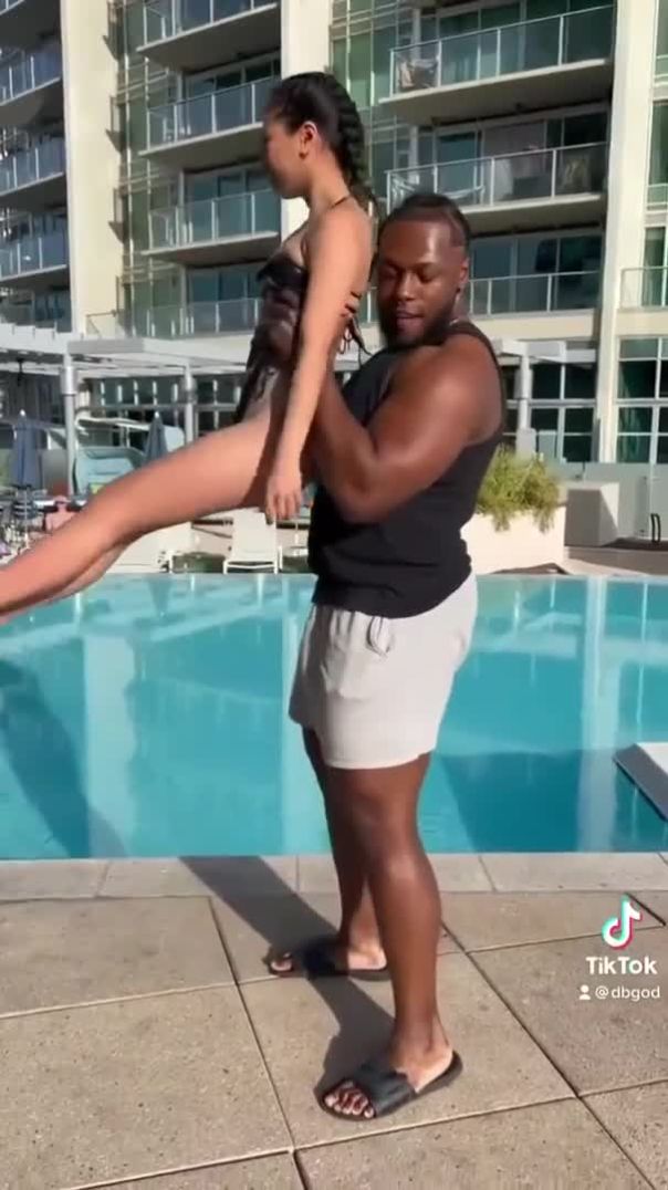 Tiny Asian pounded by black man